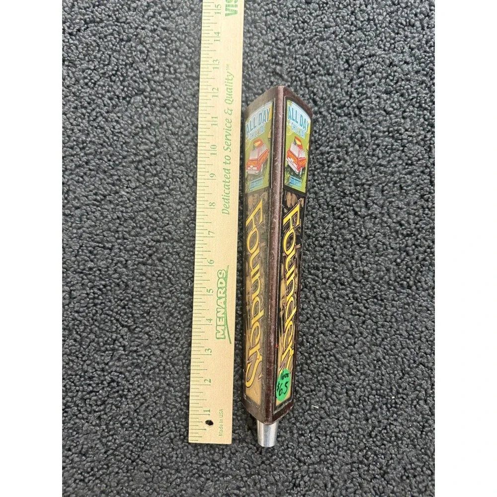 VTGFounders All Day Chill Day Ipa  3 Sided Tap Handle. 10 Inches. Man Cave